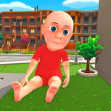 Giant Fat Baby Simulator Game icône
