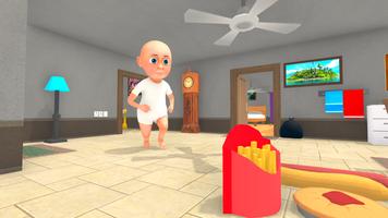 Giant Fat Baby Simulator Game Affiche