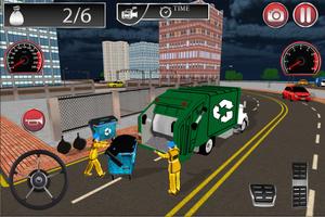 Vuilnis vuilniswagen rijden screenshot 2