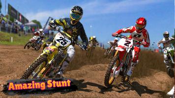 Motocross stunt Bike Racing 3d poster