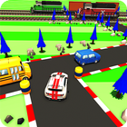 Traffic Run Car Race Crossy Roads Games icône