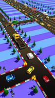 Traffic Run Car Race Crossy Roads Games capture d'écran 3