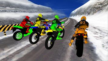 Motocross Snow Bike Racing 3D captura de pantalla 1