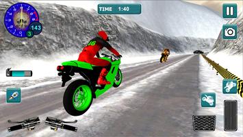 Motocross Snow Bike Racing 3D imagem de tela 2
