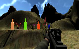 Smash colored bottles 3d screenshot 3