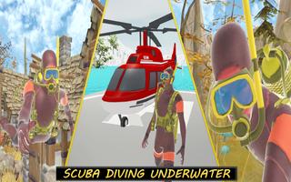 Scuba Diving  Underwater Tour Game ภาพหน้าจอ 1