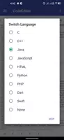 Code Editor Mobile & Compiler screenshot 2