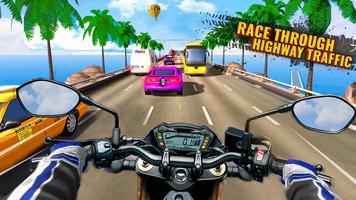 Highway Bike Racing Traffic Mo screenshot 1