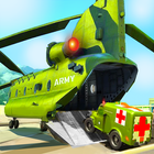 US Army Ambulance Driving Game : Transport Games 아이콘