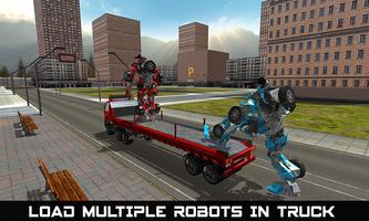 Caminhão do transporte Robot C imagem de tela 3