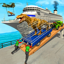 Cruise Ship Driving Angry Dino Transport Game APK