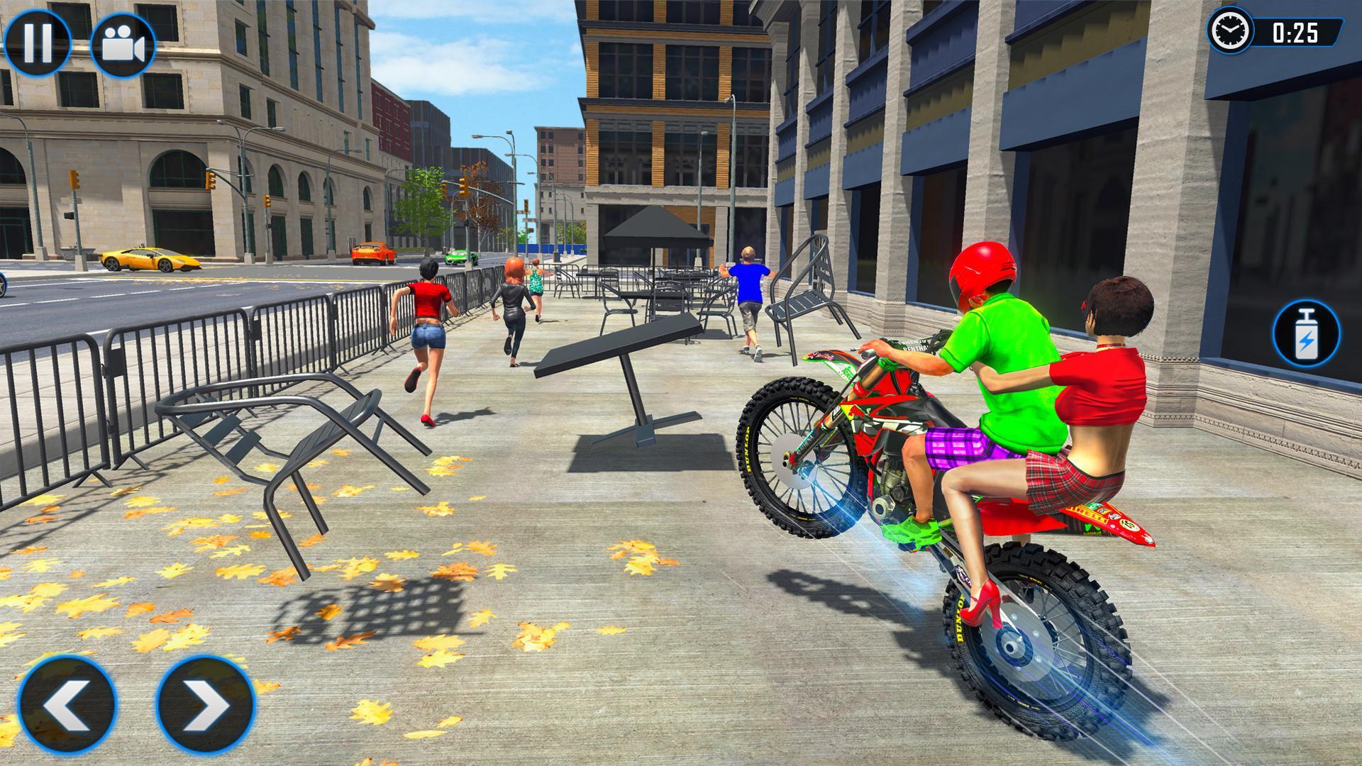 Мотоцикл симулятор Stunt Racing