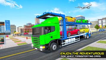 Crazy Truck Car Transport Game poster