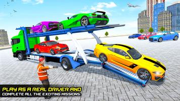 पागल ट्रक कार परिवहन खेल स्क्रीनशॉट 1