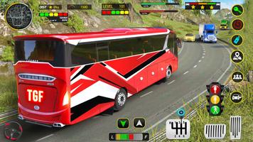 Coach Bus 3D Driving Games Cartaz