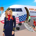 US Airplane Flight Pilot Simulator: American Plane