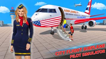 US Pilot Flight: Plane Games Ekran Görüntüsü 1