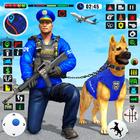 policial jeux de chiens icône