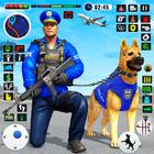 Police Dog Airport Crime Chase icono