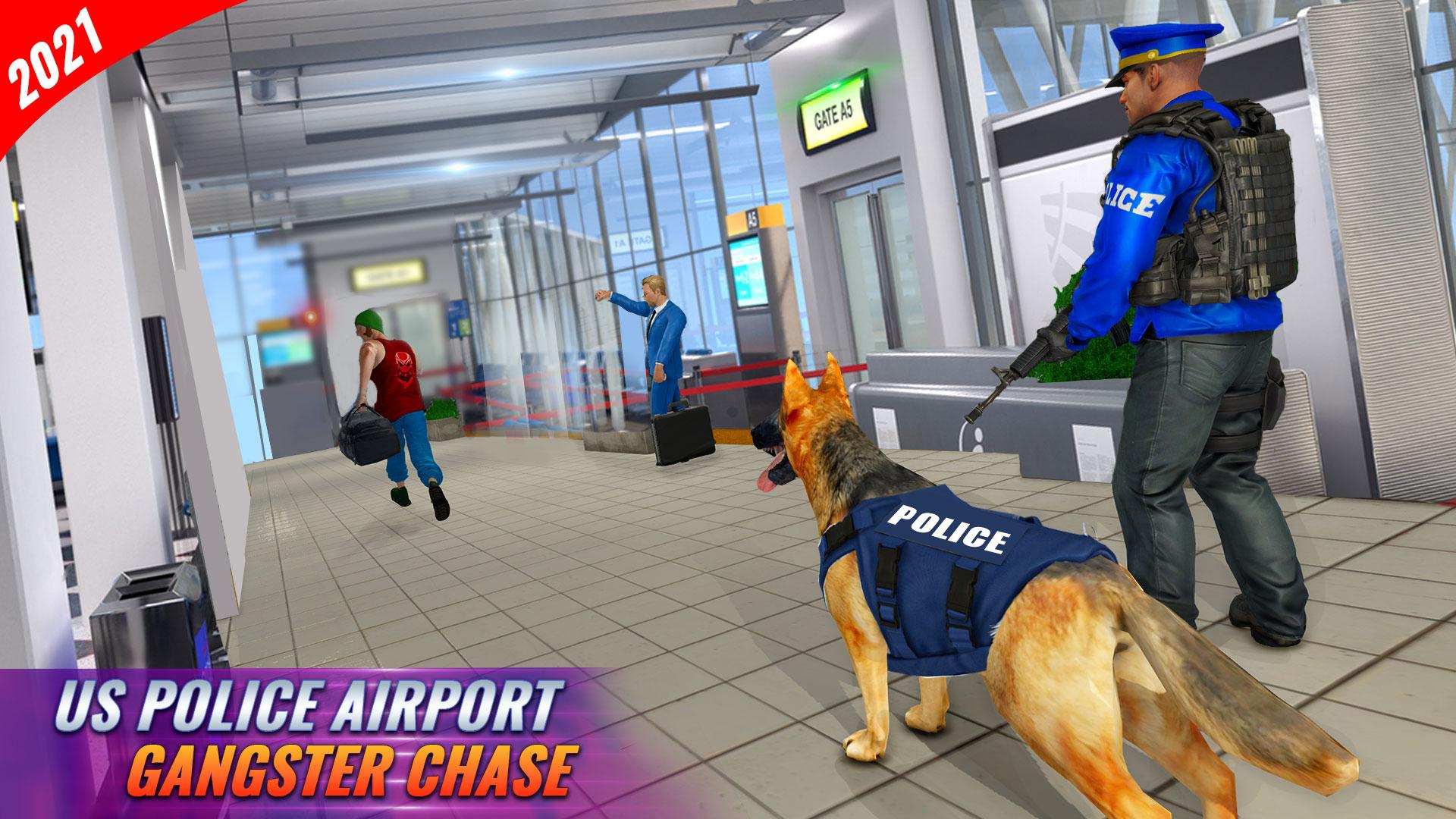 مطاردة الجريمة مطار الكلب البوليسي ألعاب الكلب For Android Apk Download