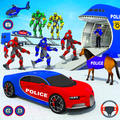 ”US Police Robot Car Transport