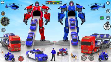 US Police Robot Car Transport ảnh chụp màn hình 1