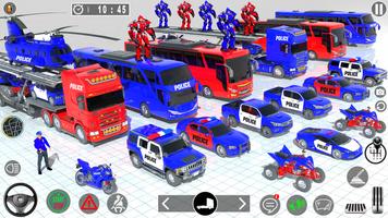 US Police Robot Car Transport Screenshot 3