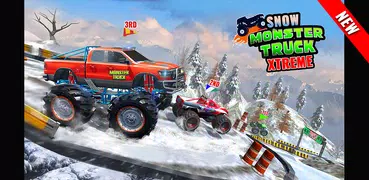 Snow Mountain Monster trucks derby racing stunts