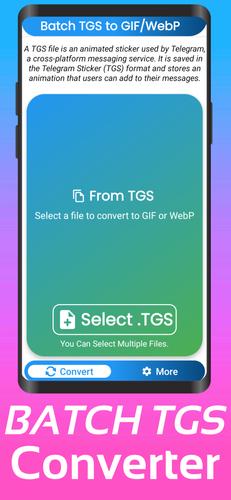 Descarga de APK de TGS to Gif WebP Mp4 Converter para Android