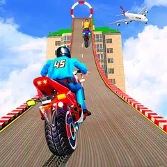 自行車 特技 3D 遊戲 -- 自由 離線 遊戲 APK 下載