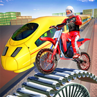 Tricky Bike Stunt vs Train icône