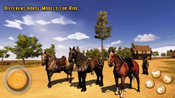 马车模拟器 - 马游戏 截图 1