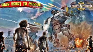 Krieg Roboter Sci Fi Plakat