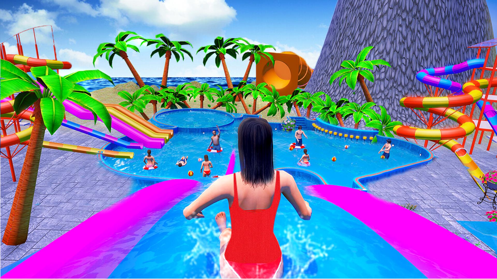 Water Sliding Adventure Park Water Slide Games Pour Android Telechargez L Apk - roblox water slide games