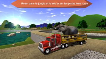 Sim conduite transport camion d'animaux hors route capture d'écran 1