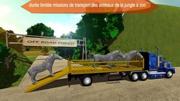 Sim conduite transport camion d'animaux hors route capture d'écran 3