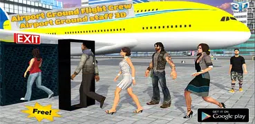 Aeroporto Chão Flight Crew: Aeroporto equipe 3D