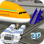 Aeropuerto tierra vuelo personal 3D icono