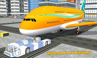 공항 지상 비행 승무원 : 공항 지상 직원 3D 포스터