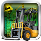 Airport Forklift Driving Heavy icon
