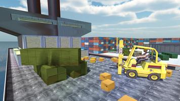 Airport Forklift Driving Heavy screenshot 1