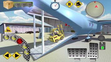 重い機械Sim 3Dを運転する空港フォークリフト スクリーンショット 2