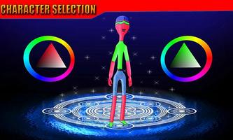 Flying Stick Man Hero:Monster Magic Fight Mystery capture d'écran 1