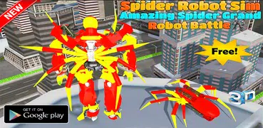 Spider Robot Sim-Amazing Spider Grand Robot Battle