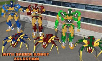 Spider Robot Sim-Amazing Spider Grand Robot Battle ảnh chụp màn hình 3