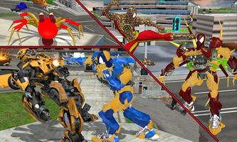 Spider Robot Sim-Amazing Spider Grand Robot Battle ภาพหน้าจอ 1