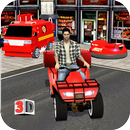 Multi Pizza Delivery Car:ATV Bike,Van & Bumper Car APK