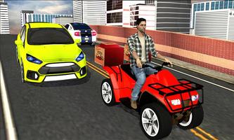 Multi Pizza Delivery Car:ATV Bike,Van & Bumper Car capture d'écran 1