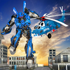 USA Police Robot Helicopter: Air Robot Car Battle アイコン
