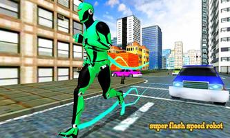 Real Police Robot:Super Lightning Robot Speed Hero 海报